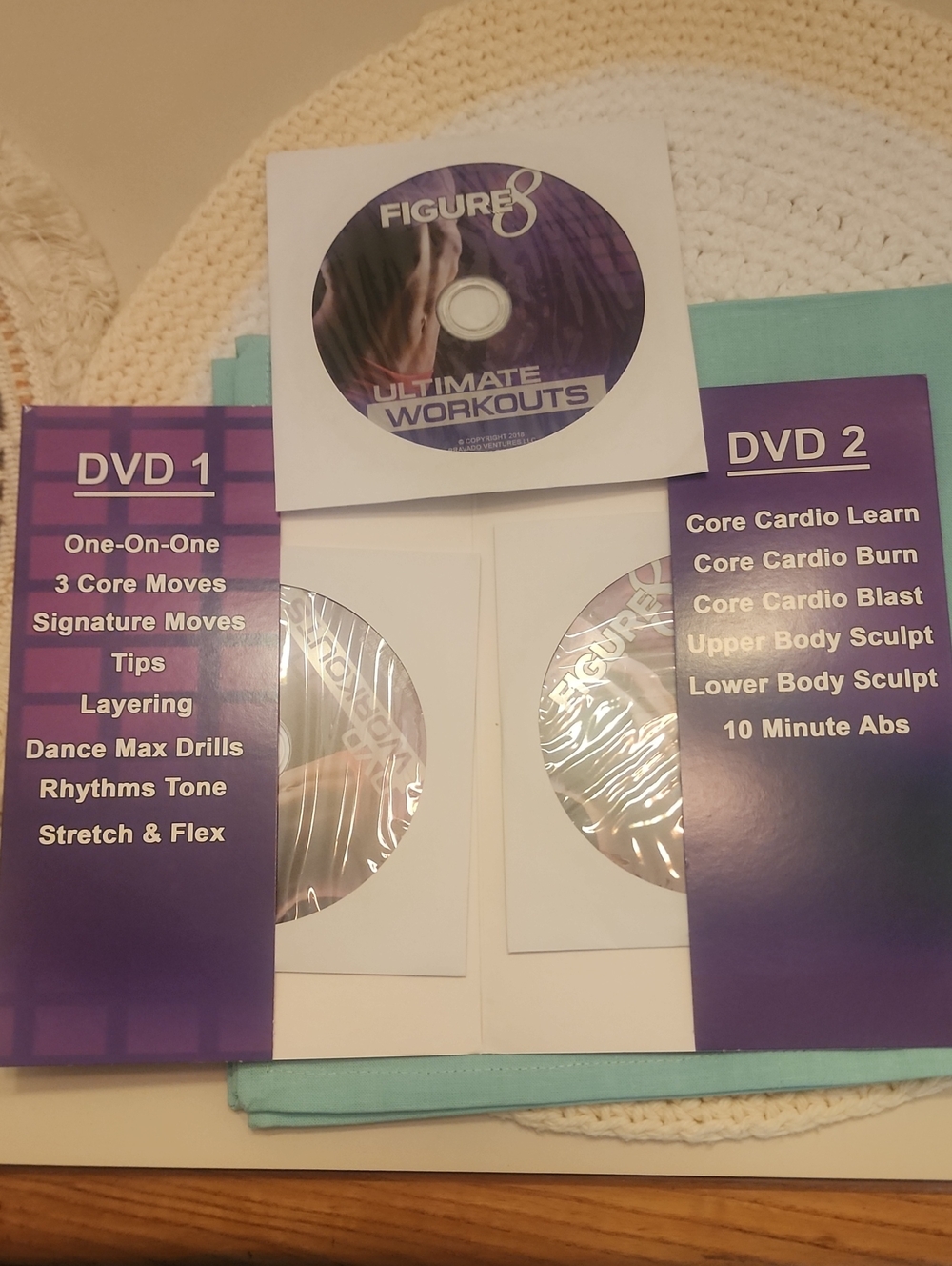 Figure 8 Ultimate Workouts DVD Set - Purple